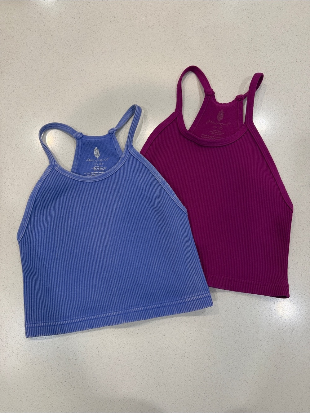 Free people happiness runs crop tank